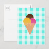 アイスクリーム ポストカード (正面/裏面)