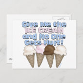 アイスクリーム ポストカード (正面/裏面)