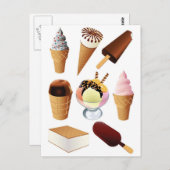 アイスクリーム ポストカード (正面/裏面)