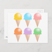 アイスクリーム ポストカード (正面/裏面)