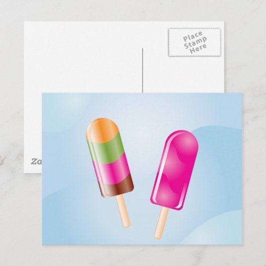 アイスクリーム ポストカード (正面/裏面)