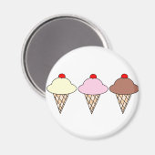 アイスクリーム マグネット (正面/裏面)