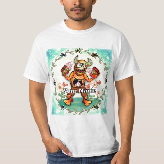 アイスクリーム モンスター Tシャツ (正面)