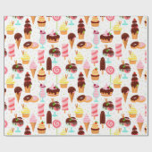 アイスクリーム ラッピングペーパー (フラット)