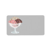 アイスクリーム ラベル (正面)