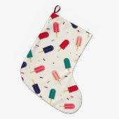 アイスクリーム ラージクリスマスストッキング (正面 (吊り時))