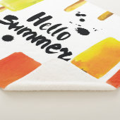 アイスクリーム：ヴィンテージ水彩 シェルパブランケット (3/4)