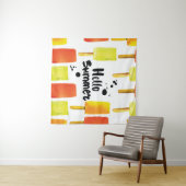 アイスクリーム：ヴィンテージ水彩 タペストリー (インサイチュ(横))