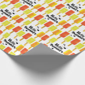 アイスクリーム:ヴィンテージ水彩 ラッピングペーパー (角)