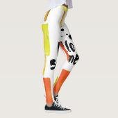 アイスクリーム：ヴィンテージ水彩 レギンス (右)