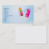 アイスクリーム 名刺 (正面/裏面)