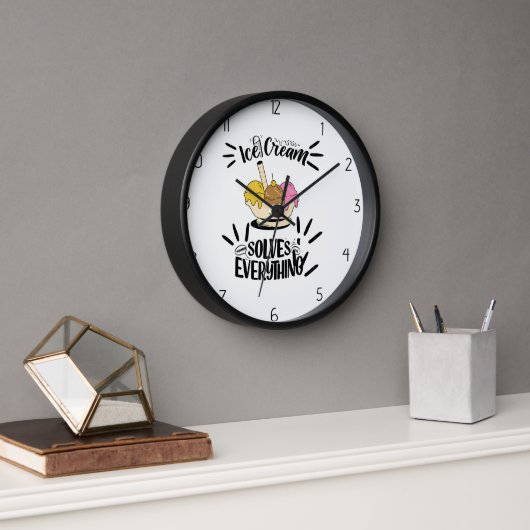 アイスクリーム 壁時計 (オフィス)
