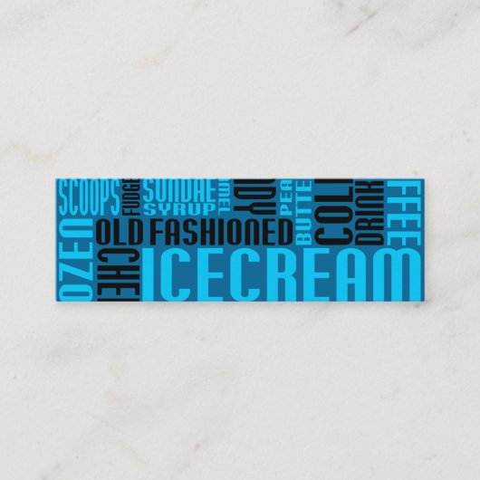 アイスクリーム（小チャット） ロイヤリティカード (正面)