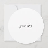 アイスクリーム 招待状 (裏面)