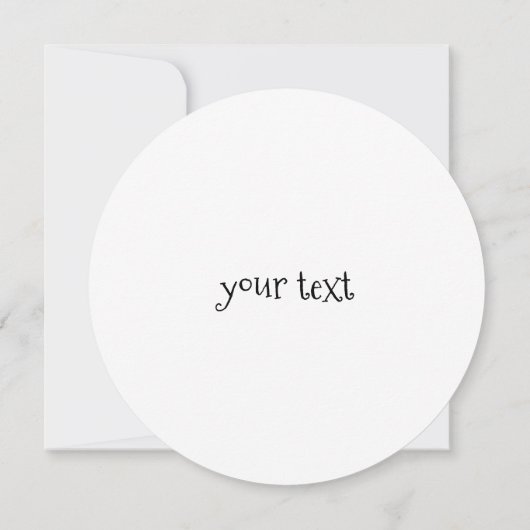 アイスクリーム 招待状 (裏面)