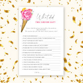 アイスクリーム – 新郎は何と言ったブライダルゲーム