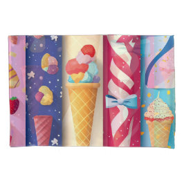 アイスクリーム 枕カバー