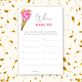 アイスクリーム – 私たちはブライダルシャワーゲーム