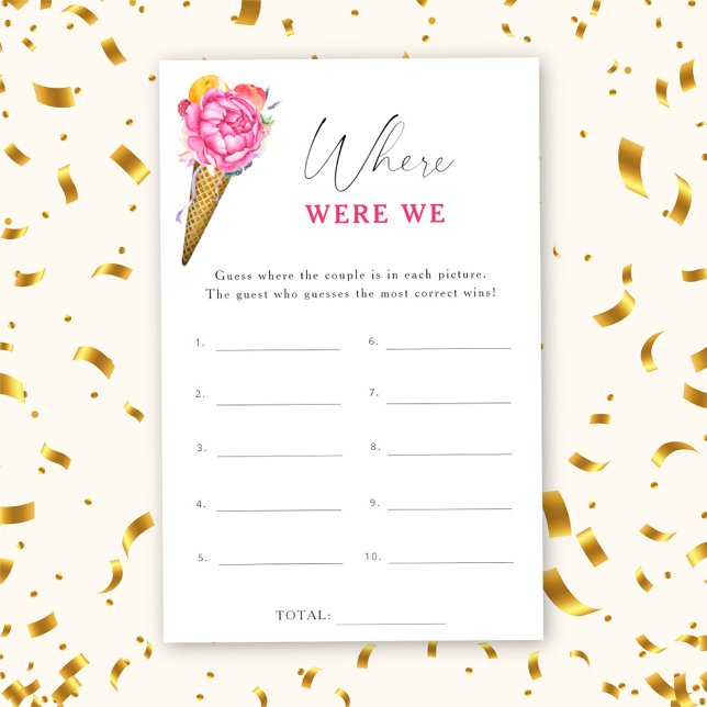 アイスクリーム – 私たちはブライダルシャワーゲーム (クリエイターアップロード済み)