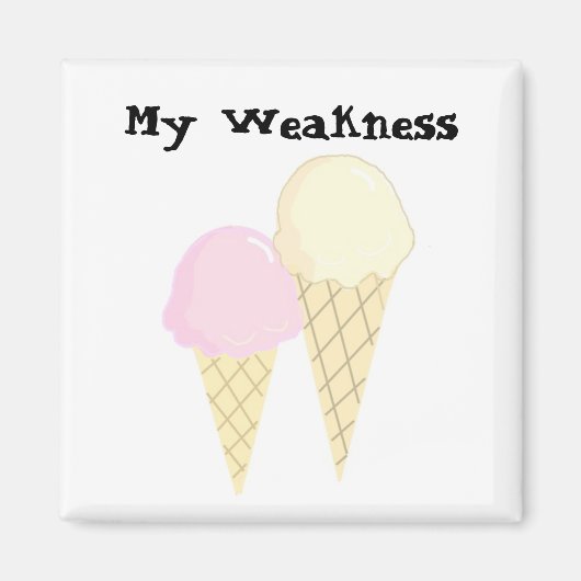 アイスクリーム – 私の弱点 マグネット (正面)