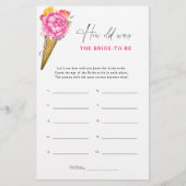 アイスクリーム – 花嫁の年齢 (正面)