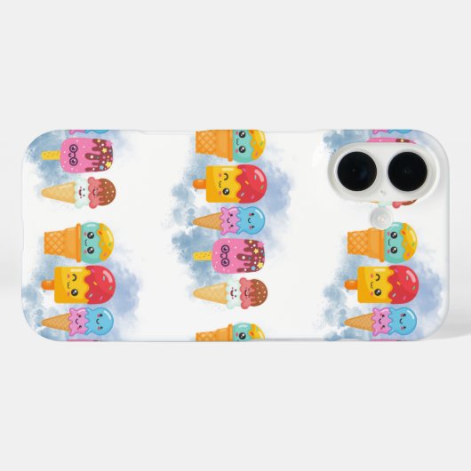 アイスクリーム Case-Mate iPhoneケース (裏面 (横))
