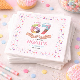 アイスクリーム「Six Seven」子供の7歳の誕生日パーティー スタンダードカクテルナプキン