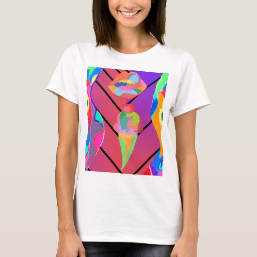 アイスクリーム Tシャツ (正面)