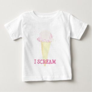 アイスクリームiスクリームベビーボディスーツ ベビーTシャツ