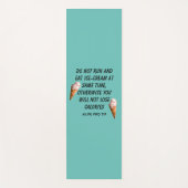 アイスクリー間抜けム引用文- Life Pro Tip ヨガマット (正面)