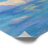 アイスクルーズパステル絵を描ズスタイルアート ポスター (角)