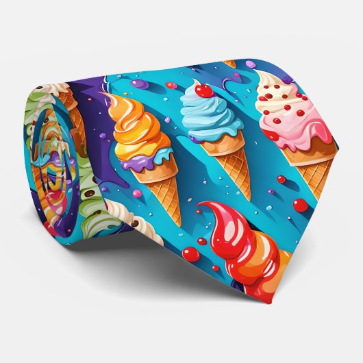 アイスクレカラフルームズ ネクタイ (ロール)