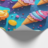 アイスクレカラフルームズ ラッピングペーパー (角)