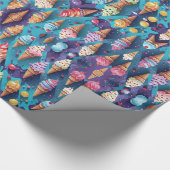 アイスクレカラフルームズ ラッピングペーパー (角)