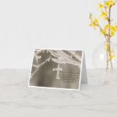 アイスクロス付き共感書 カード (黄色い花)