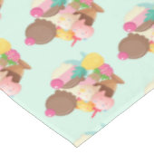 アイスクールクリームパターン水平 テーブルクロス (アングル)