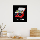 アイスクールボッククールスプ・ダークBG ポスター (キッチン)