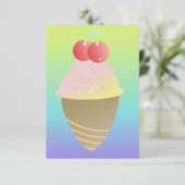 アイスグラデーションクリームツーさくらんぼトッピング カード (スタンド正面)