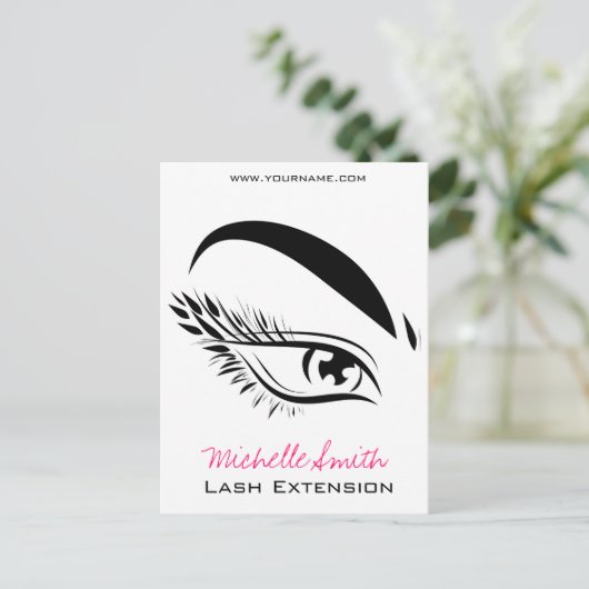 アイスケッチマスカララッシュ延長 ポストカード (スタンド正面)