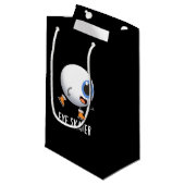 アイスケーターおもしろいアイススケートで滑るプンダークBG スモールペーパーバッグ (正面アングル)