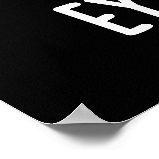 アイスケーターおもしろいアイススケートで滑るプンダークBG ポスター (角)