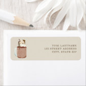 アイスコーヒコールドブリューメイスンジャーベビーが醸造している ラベル (インサイチュ)