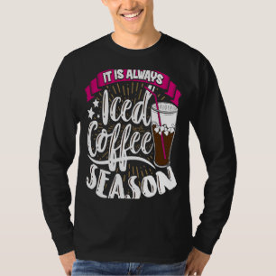 アイスコーヒシーズンのカフェインカフェ Tシャツ