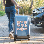 アイスコーヒスティッカーパックおもしろい シール (スーツケースインサイチュ)