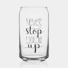 アイスコーヒストップーグラスを見上げていない ガラス缶