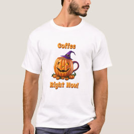 アイスコーヒハロウィーンカフェインパンプキンラテ Tシャツ