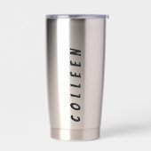 アイスコーヒパーソナライズされたー 保温保冷タンブラー (左面)