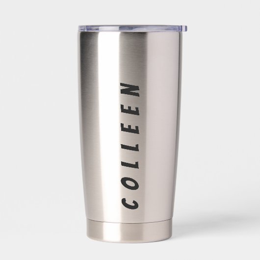 アイスコーヒパーソナライズされたー 保温保冷タンブラー (左面)