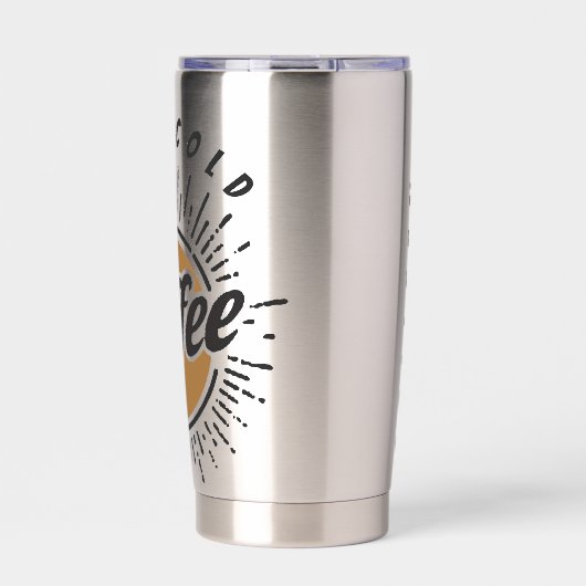 アイスコーヒパーソナライズされたー 保温保冷タンブラー (正面)