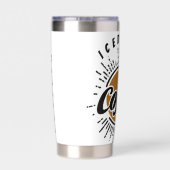 アイスコーヒパーソナライズされたー 保温保冷タンブラー (背面)